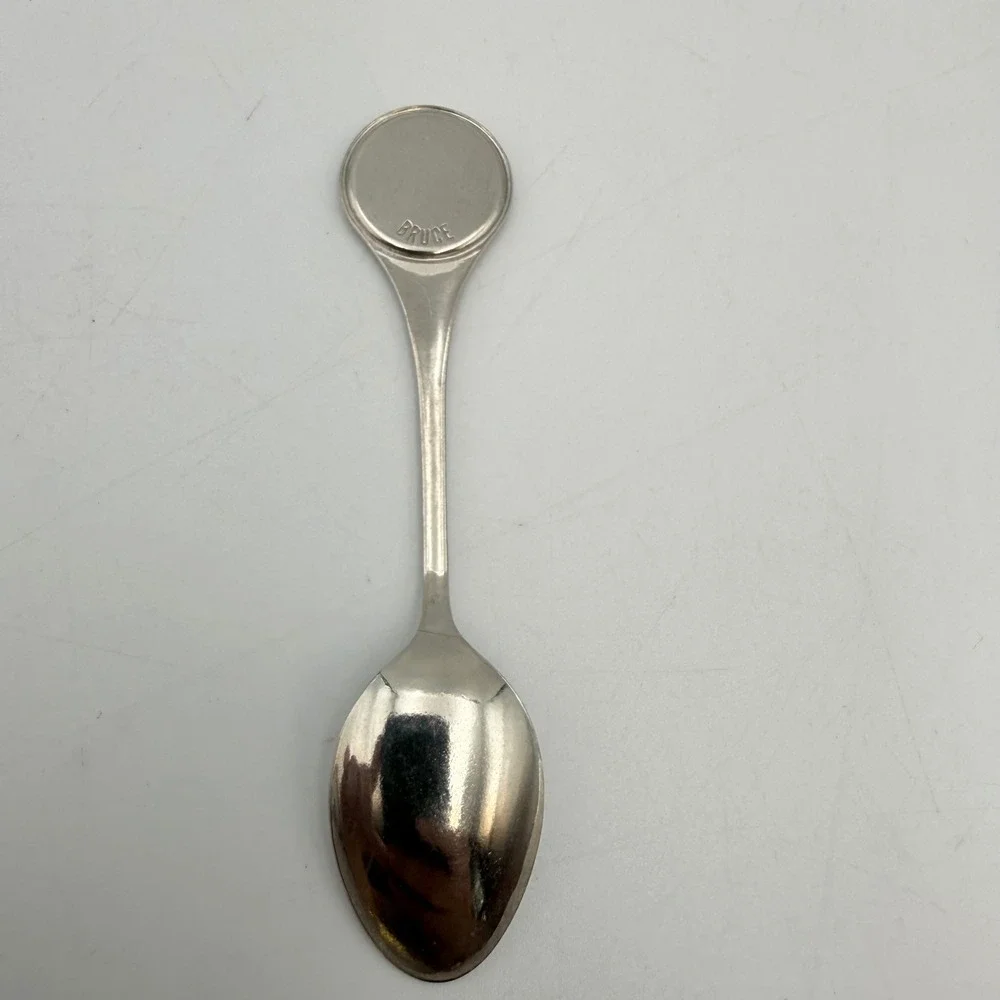 Vintage Bruce Confederate States of America Seal Souvenir Spoon Silver Tone